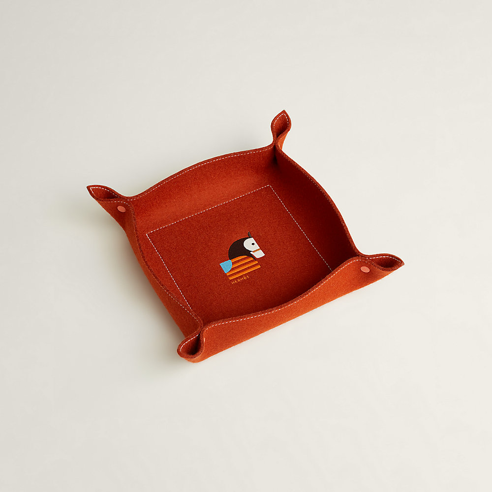 Animaux Blocks change tray - Blue | Hermès Singapore